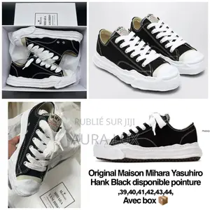 Original Maison Mihara Yasuhiro Hank Noir 39,40,41,42,43,44