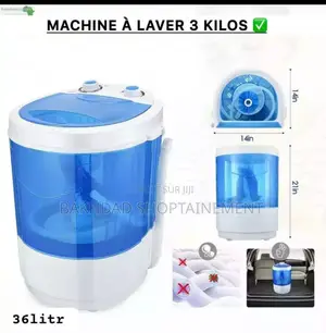 Photo - Machine À Laver Compacte 3 Kilos - Pratique Et Portable