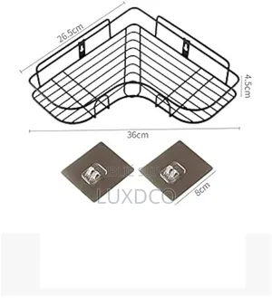Étagère D’Angle en Fer Avec Autocollant Adhésif