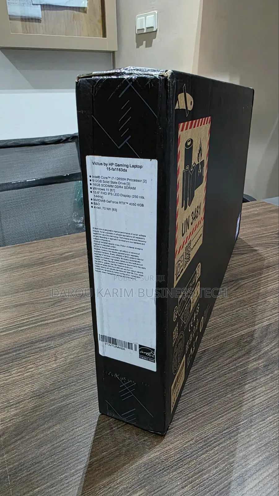 New Ordinateur Portable HP Victus 15 16GB Intel Core I7 SSD 512GB