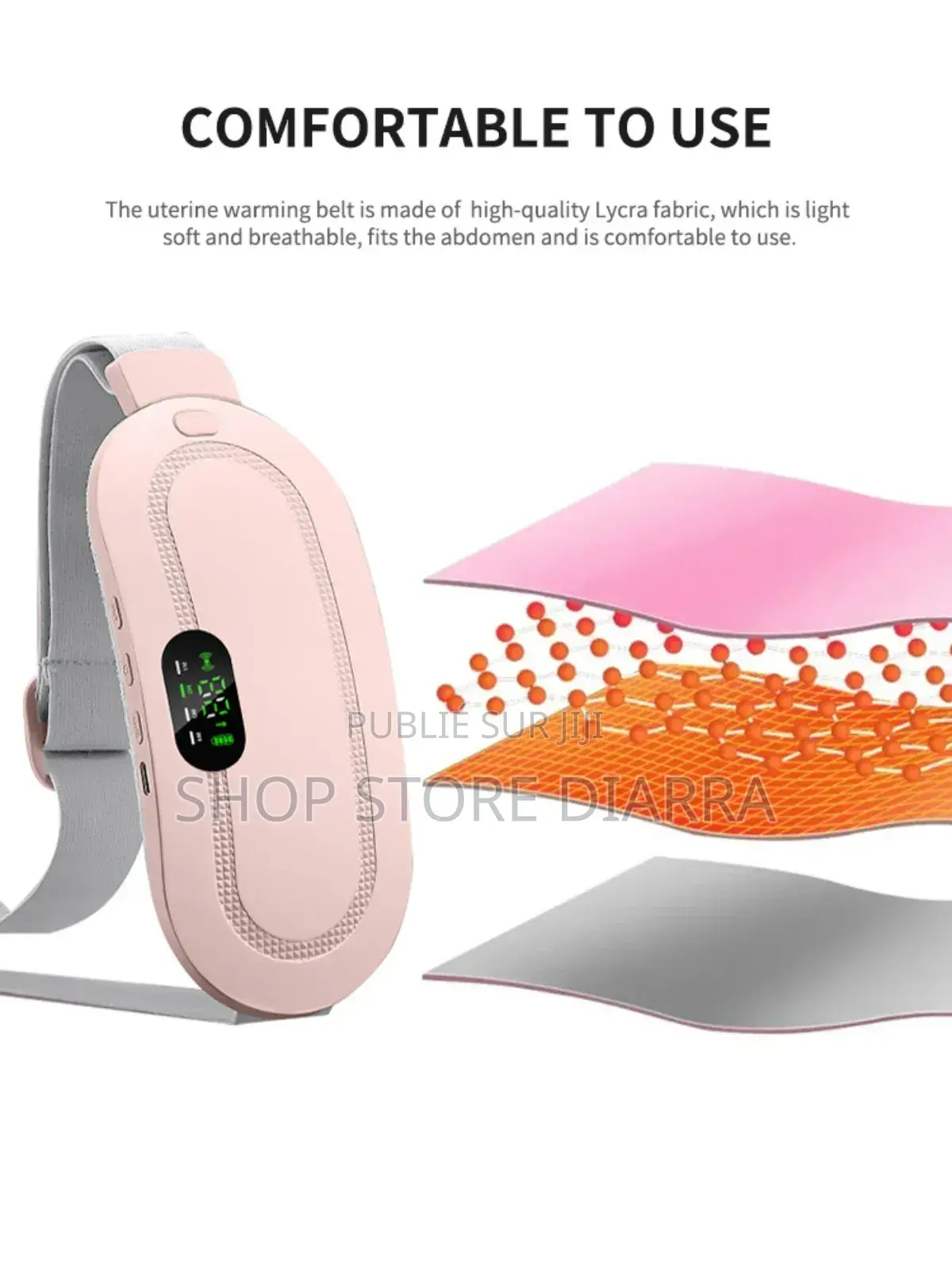 Ceinture Massante Chauffante - Anti-Crampes Mestruelles