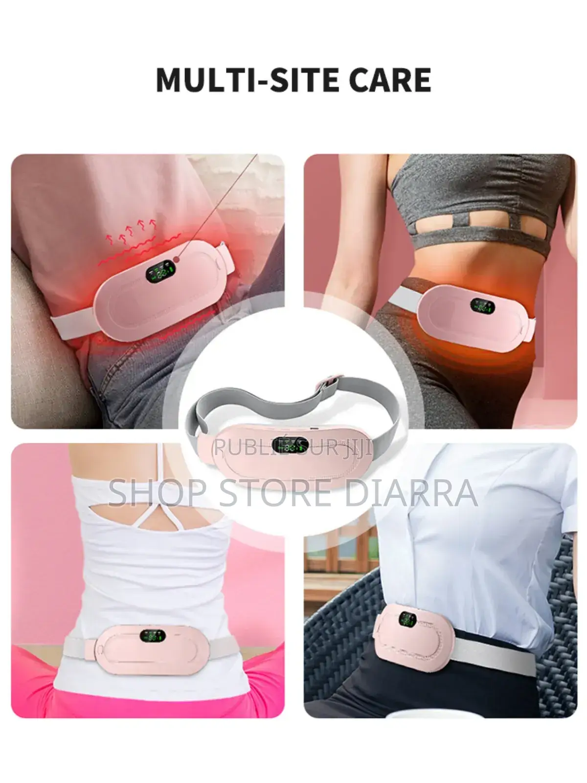 Ceinture Massante Chauffante - Anti-Crampes Mestruelles