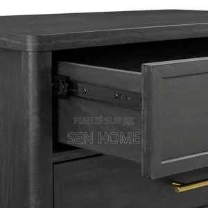 Commode De Chevet À 3 Tiroirs Avec Port Usb