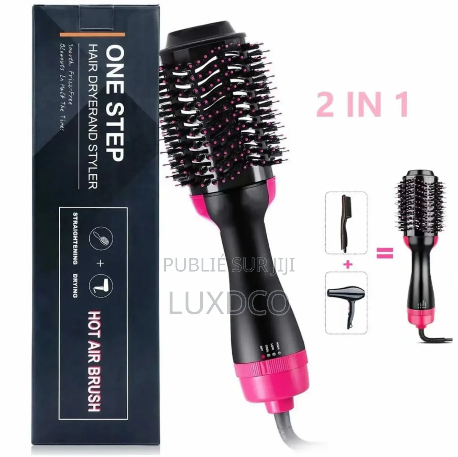 Brosse À Air Électrique Chaud Pour Sèche-Cheveux.