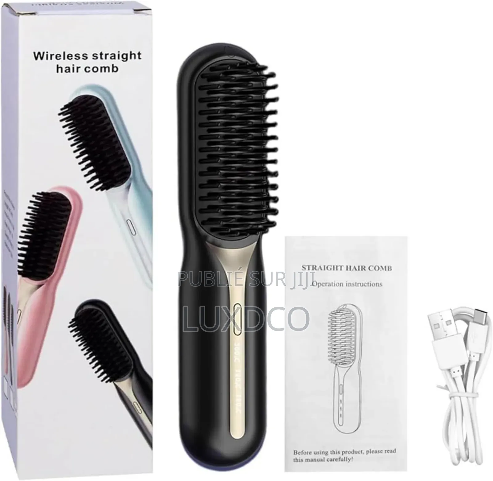 Brosse Lissante Pour Cheveux, Lisseur À Cheveux Sans Fil.