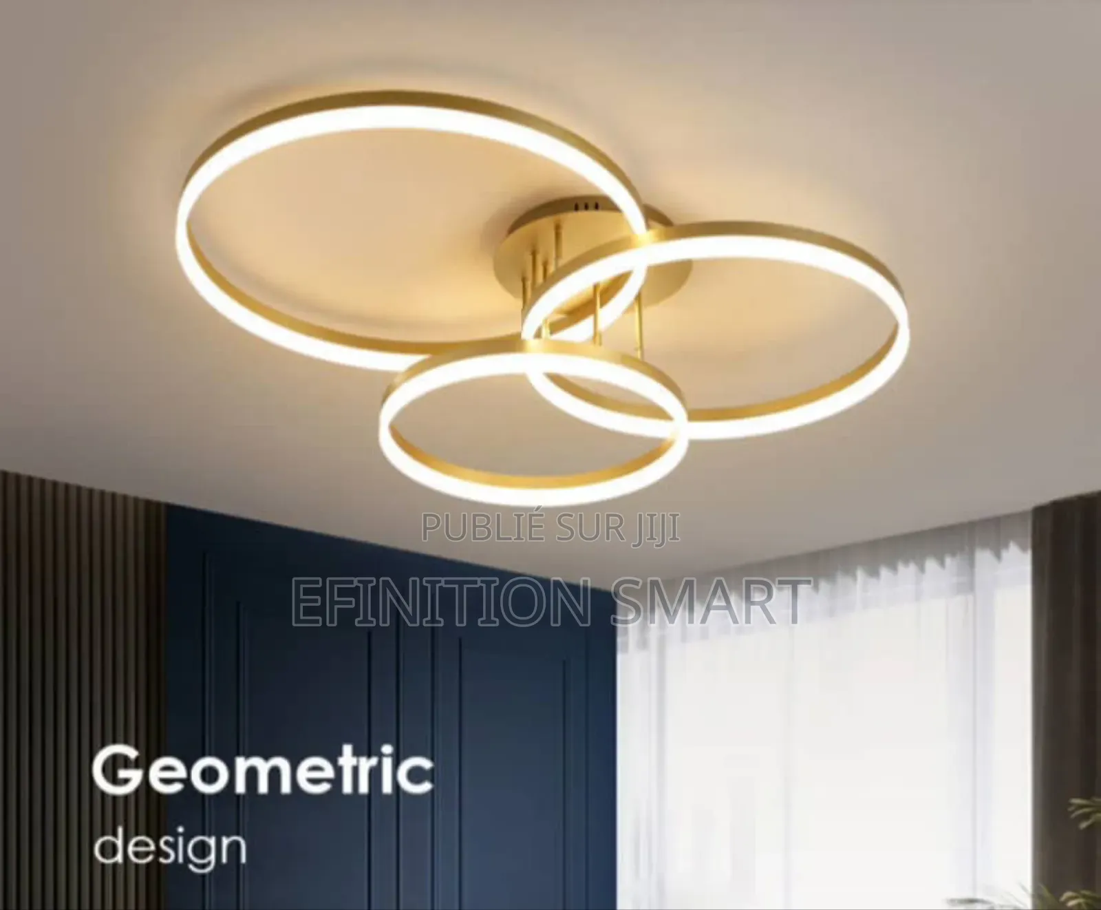 Lustre Geometric Plafonnier 3 Cercle