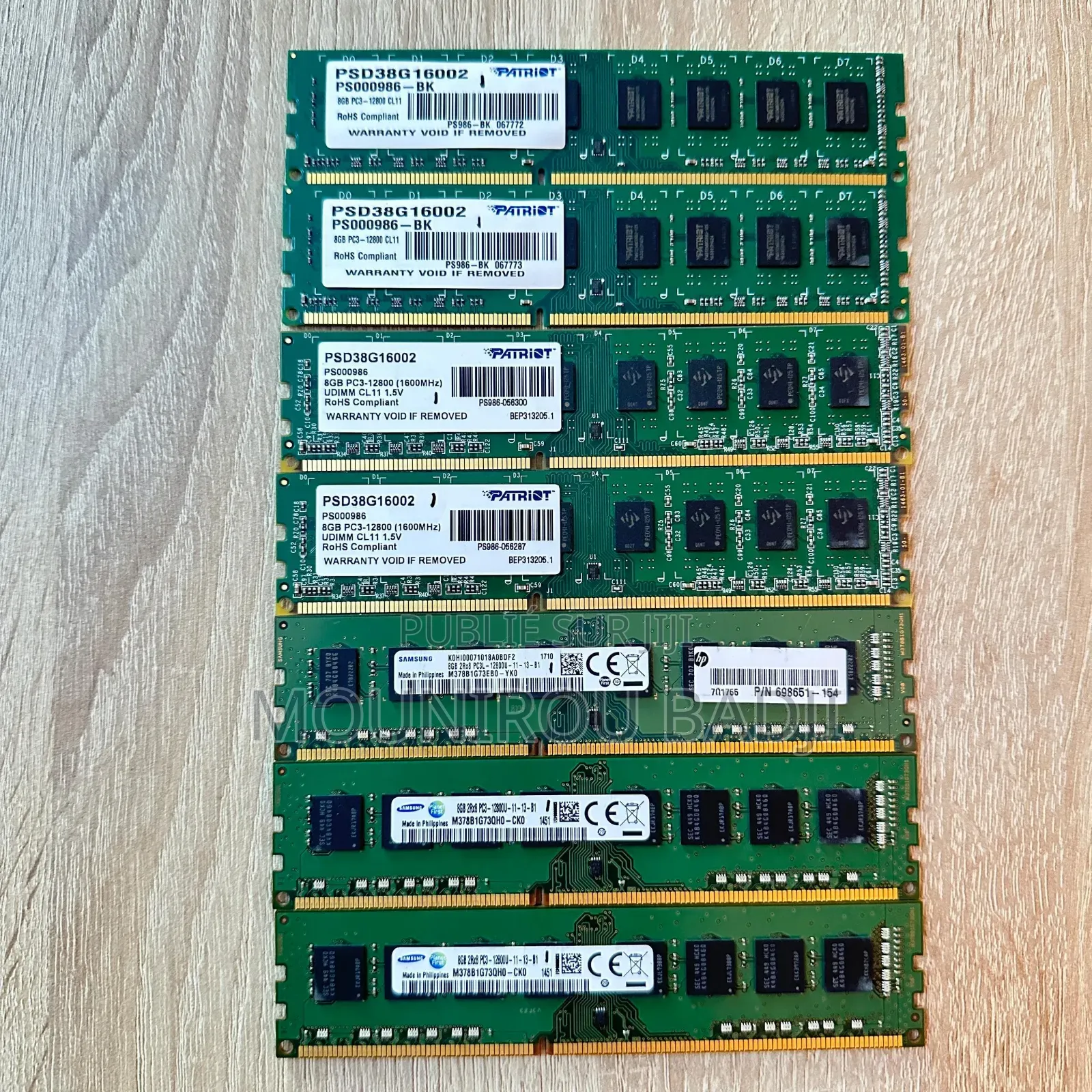 Des Ram De 8gb Ddr3 Dispo a 10mil l'Unité