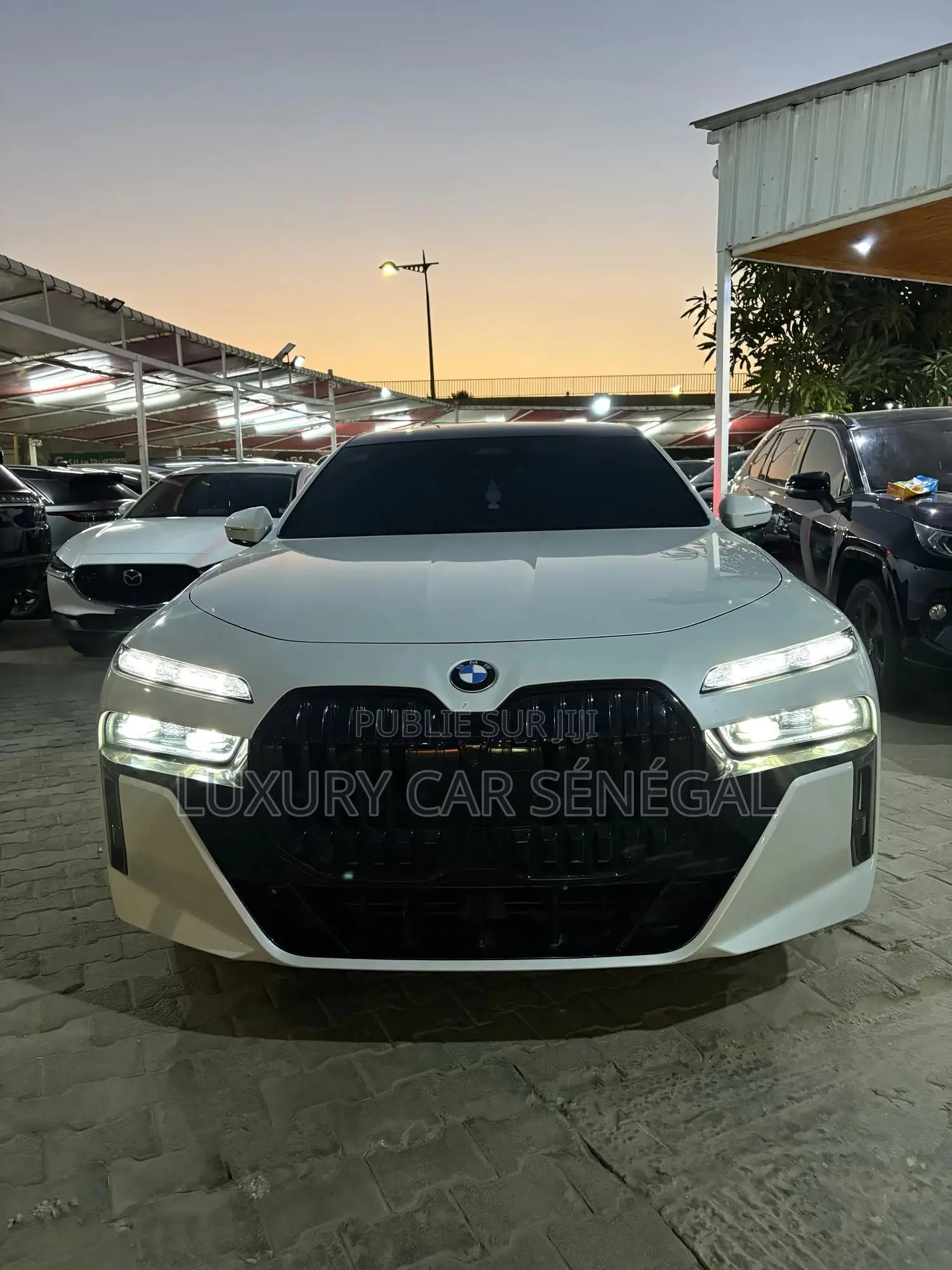 New BMW 7 Series 2024 Blanc