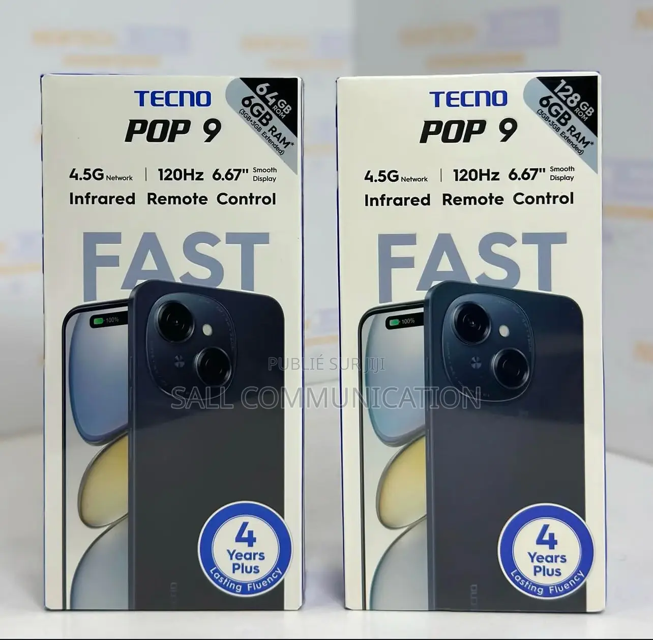 New Tecno Pop 9 64 GB Noir