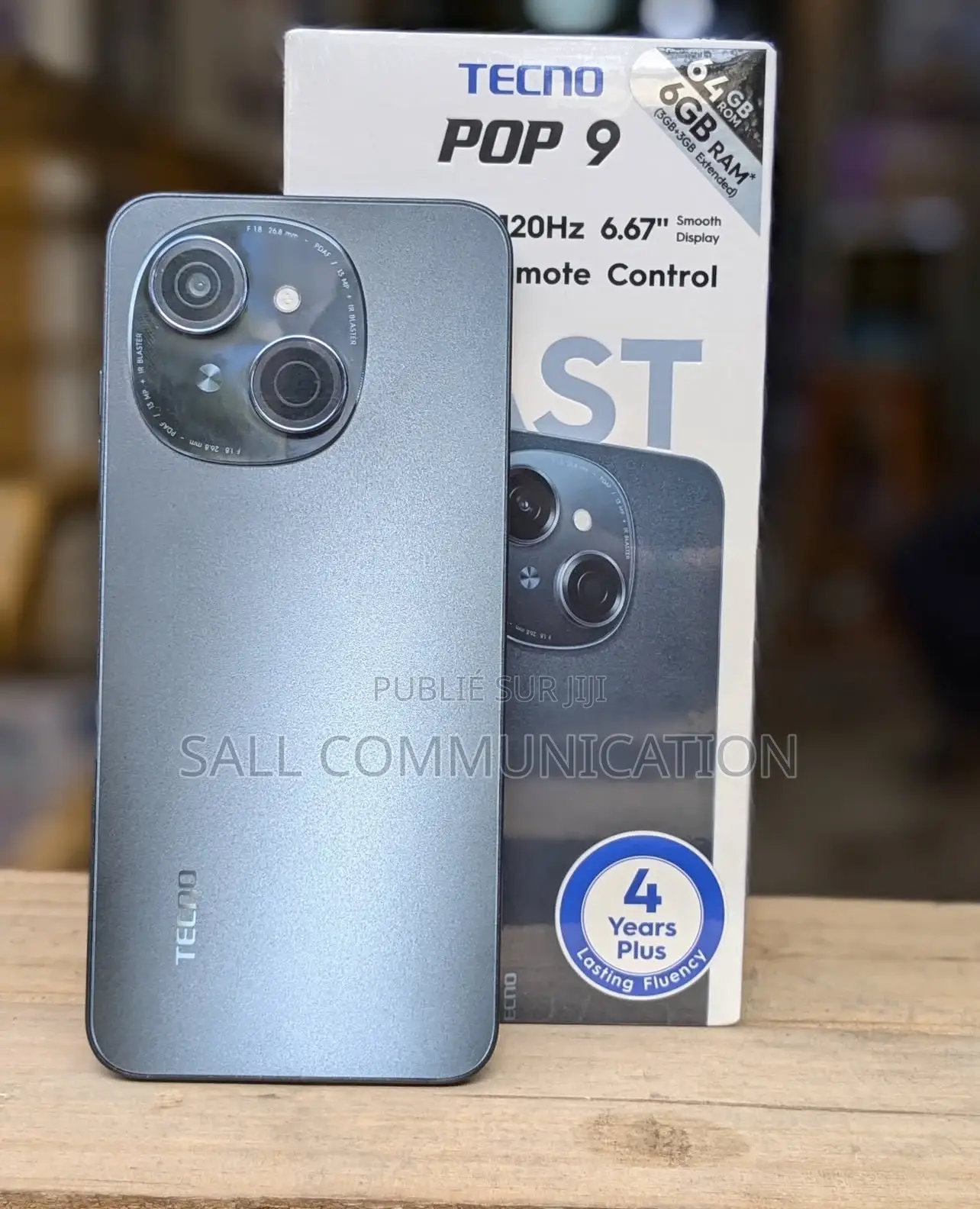 New Tecno Pop 9 64 GB Noir