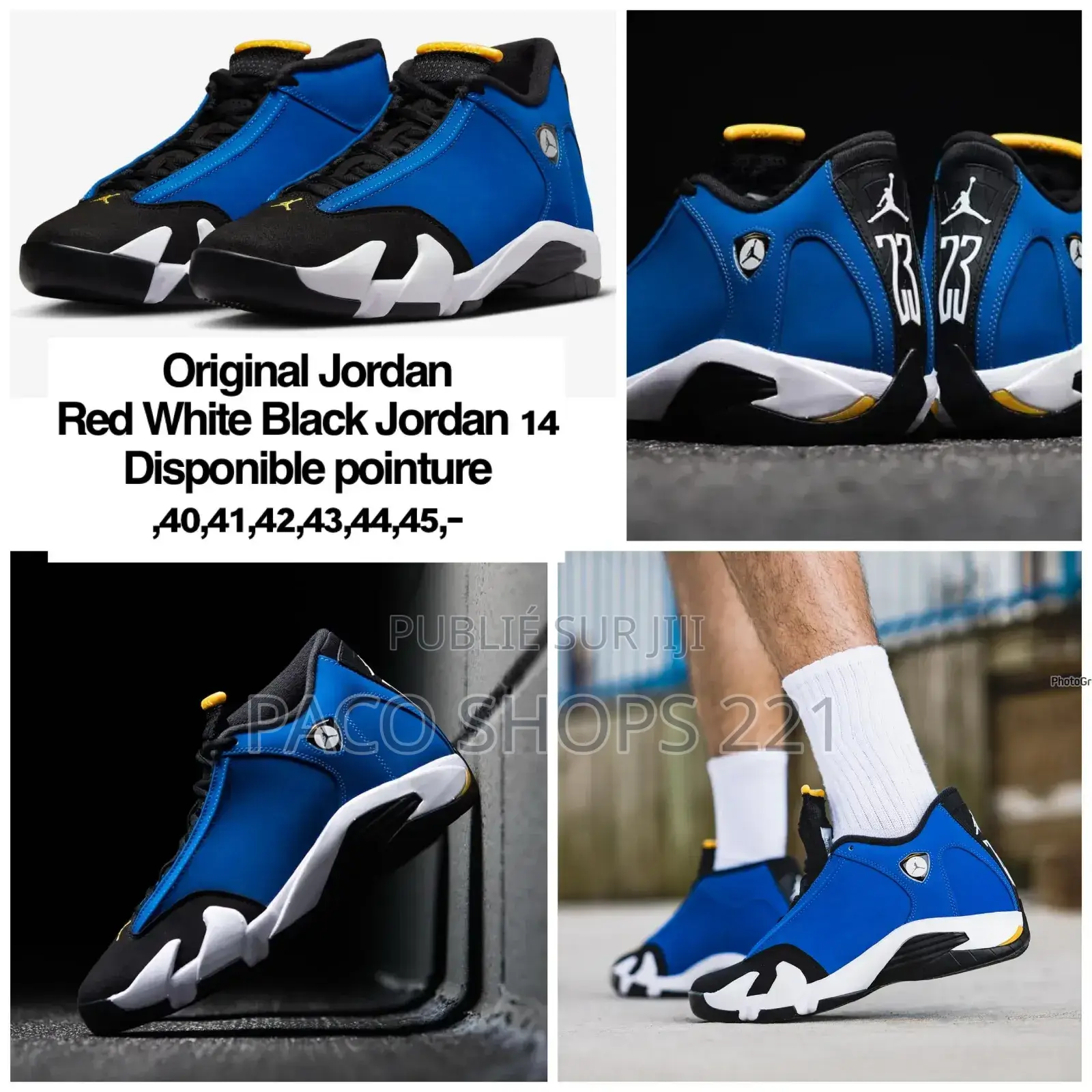 Jordan 14 "Ferrari Bleu"