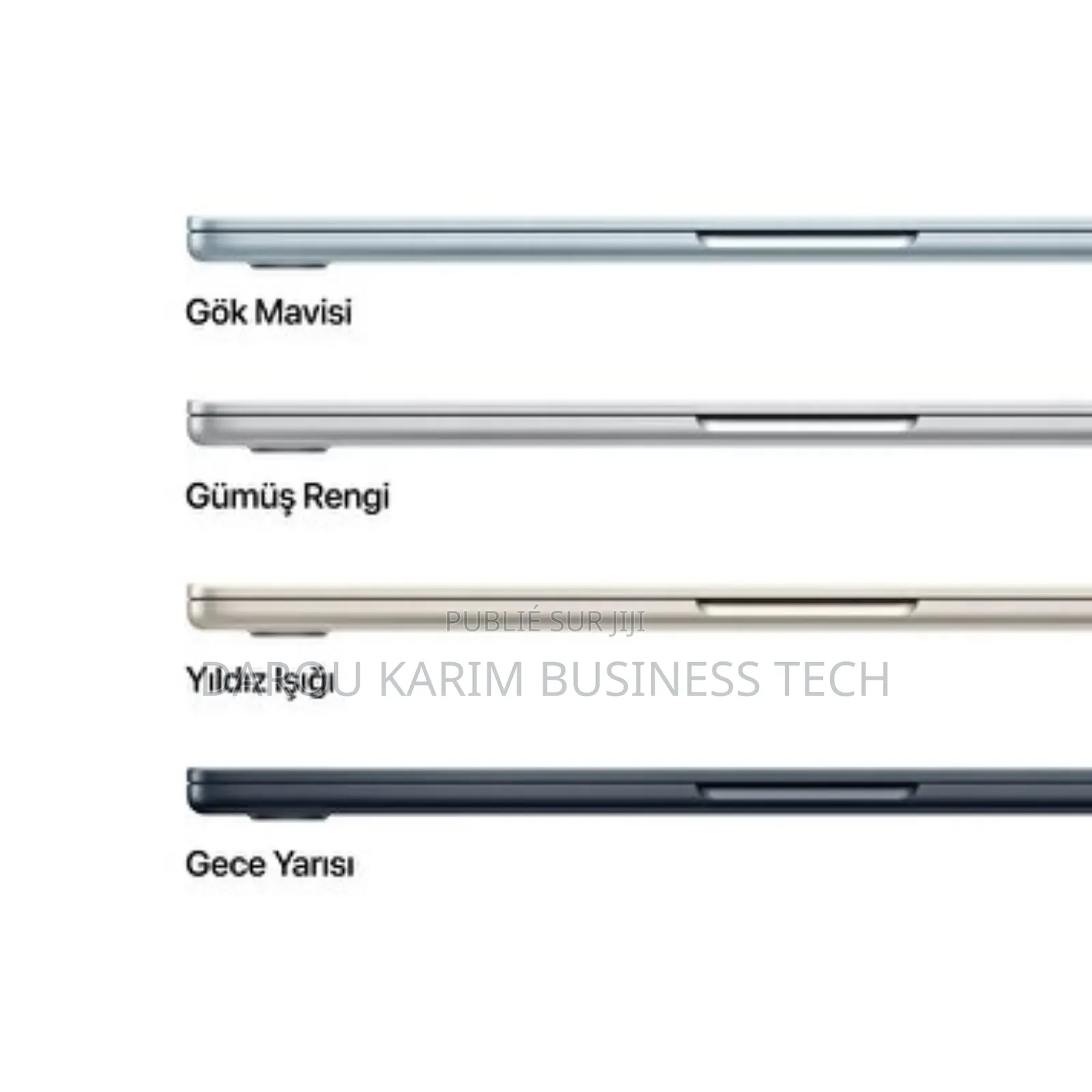 New Ordinateur Portable Apple MacBook 16GB Apple M4 SSD 256GB