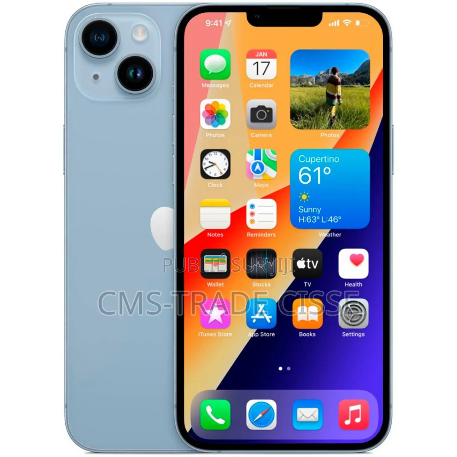 Pomme iPhone 14 Plus 128 GB Bleu