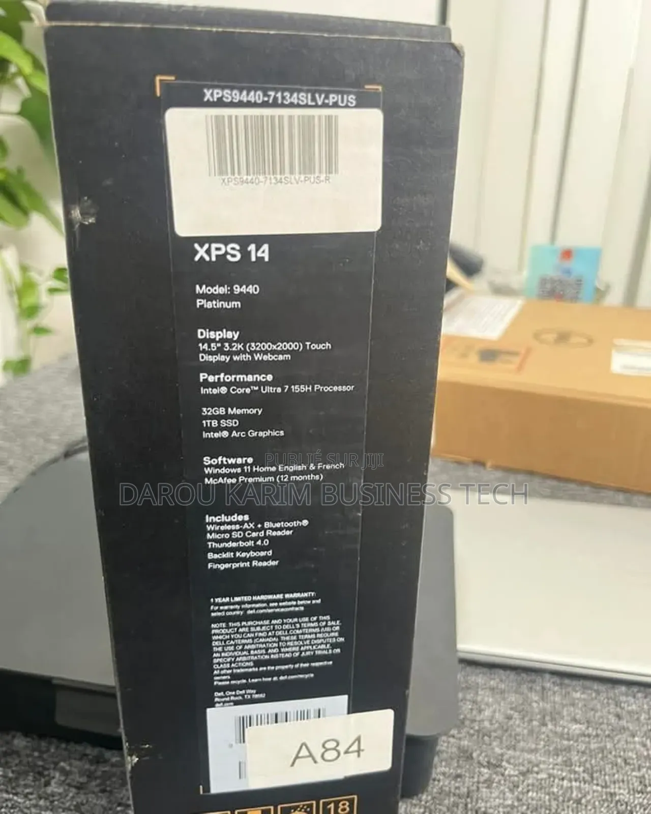 New Dell XPS 14 9440 32GB Intel Core Ultra 7 SSD 1T