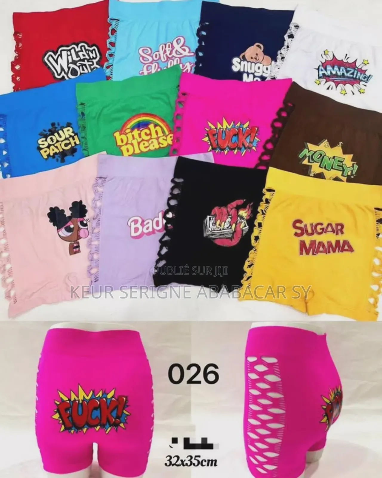 Boxer Flaques Perforé