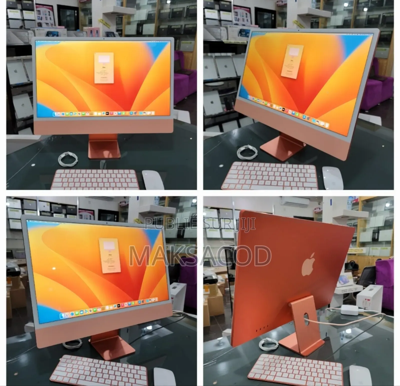 Ordinateur De Bureau Apple iMac M1 8GB Apple M1 SSD 256GB