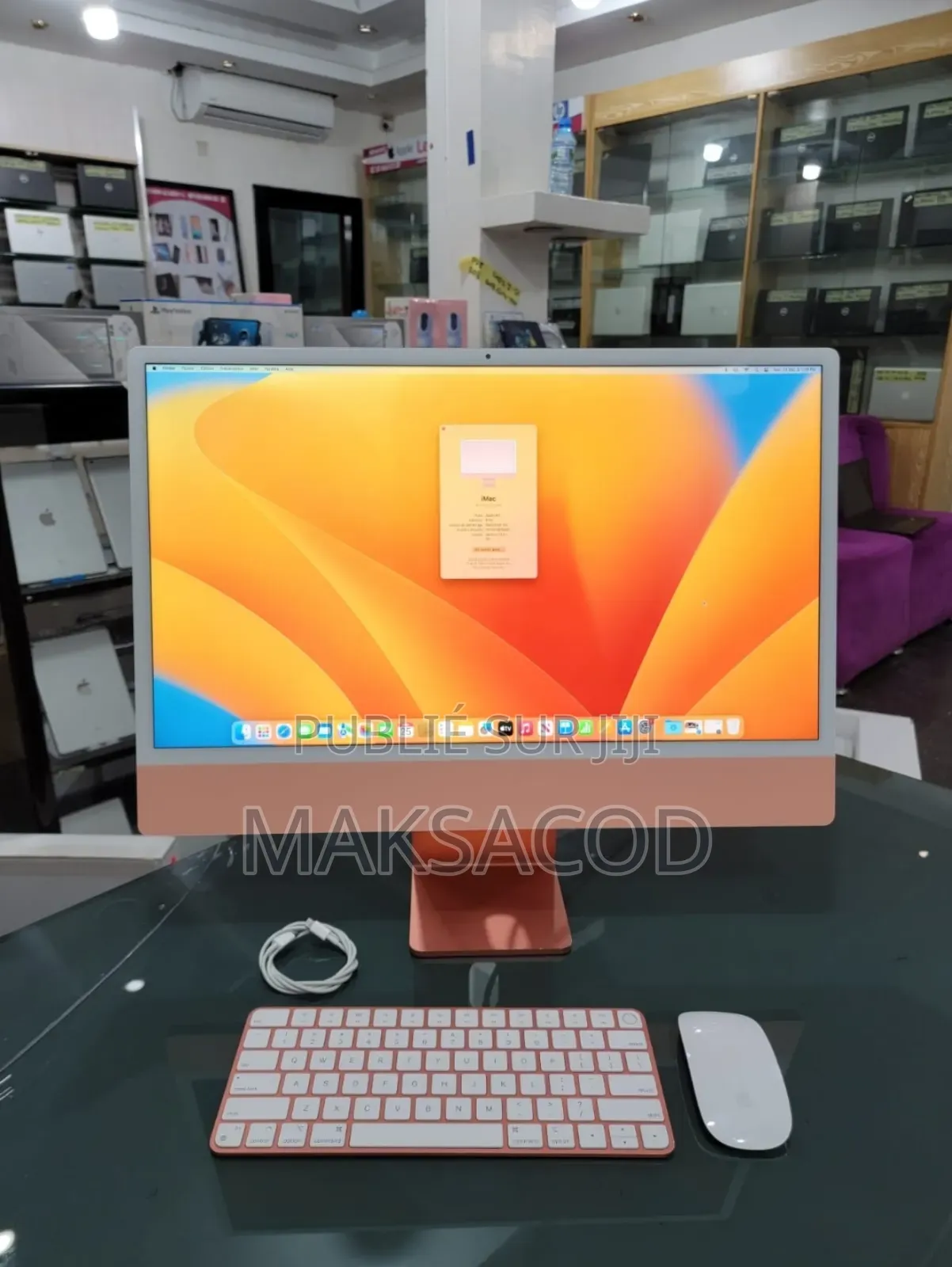 Ordinateur De Bureau Apple iMac M1 8GB Apple M1 SSD 256GB