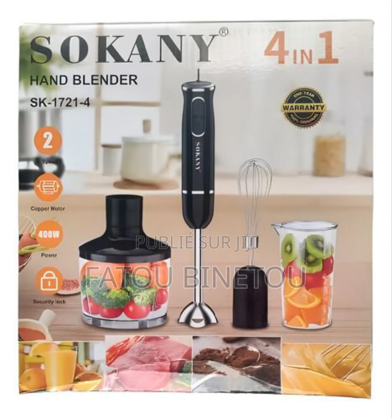 Mixeur Plongeur 4 en 1