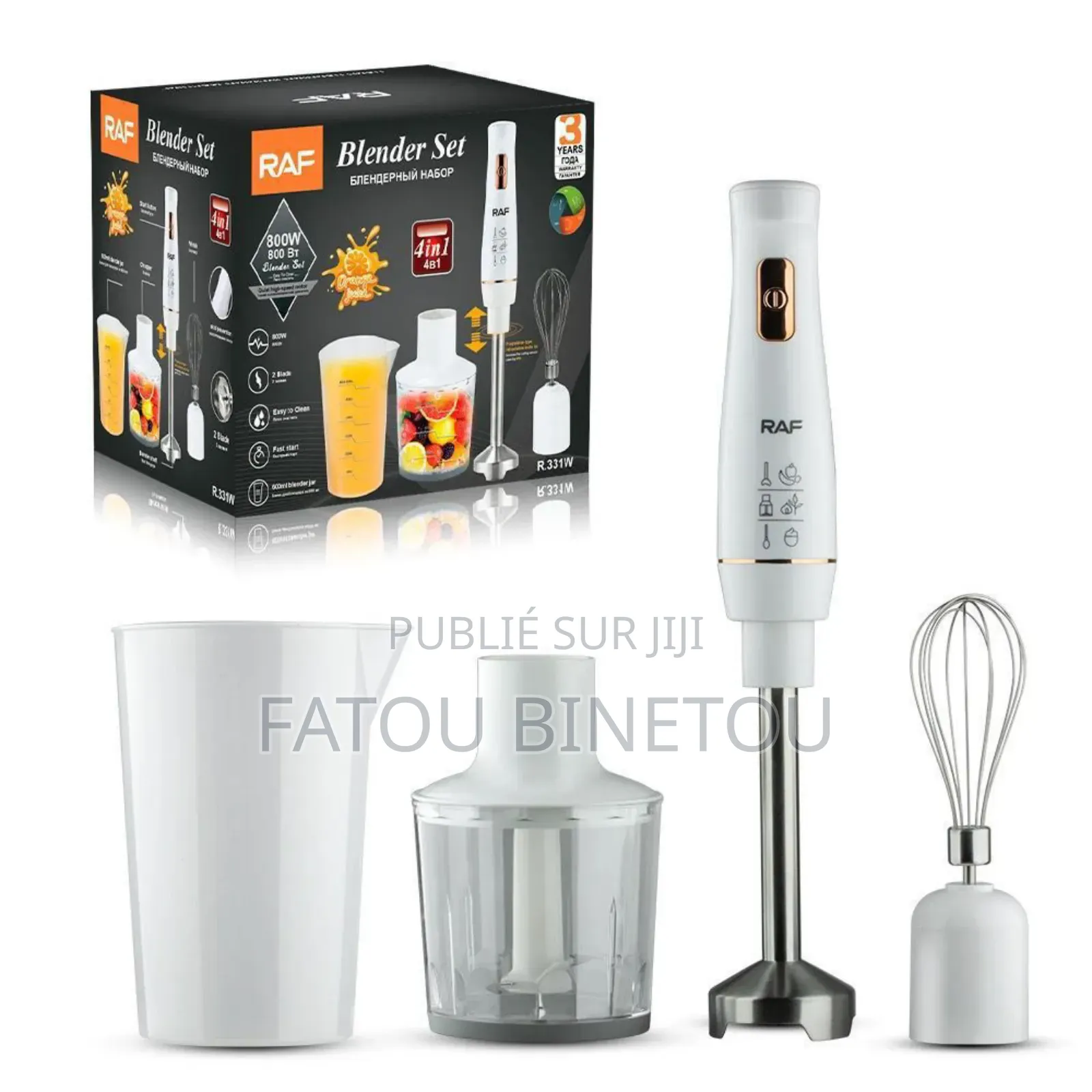 Mixeur Plongeur 4 en 1