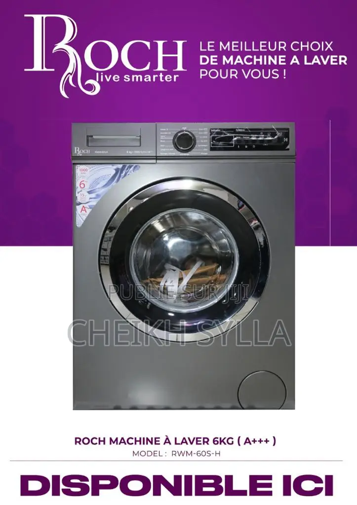 Machine À Laver Roch 6kg A+ 