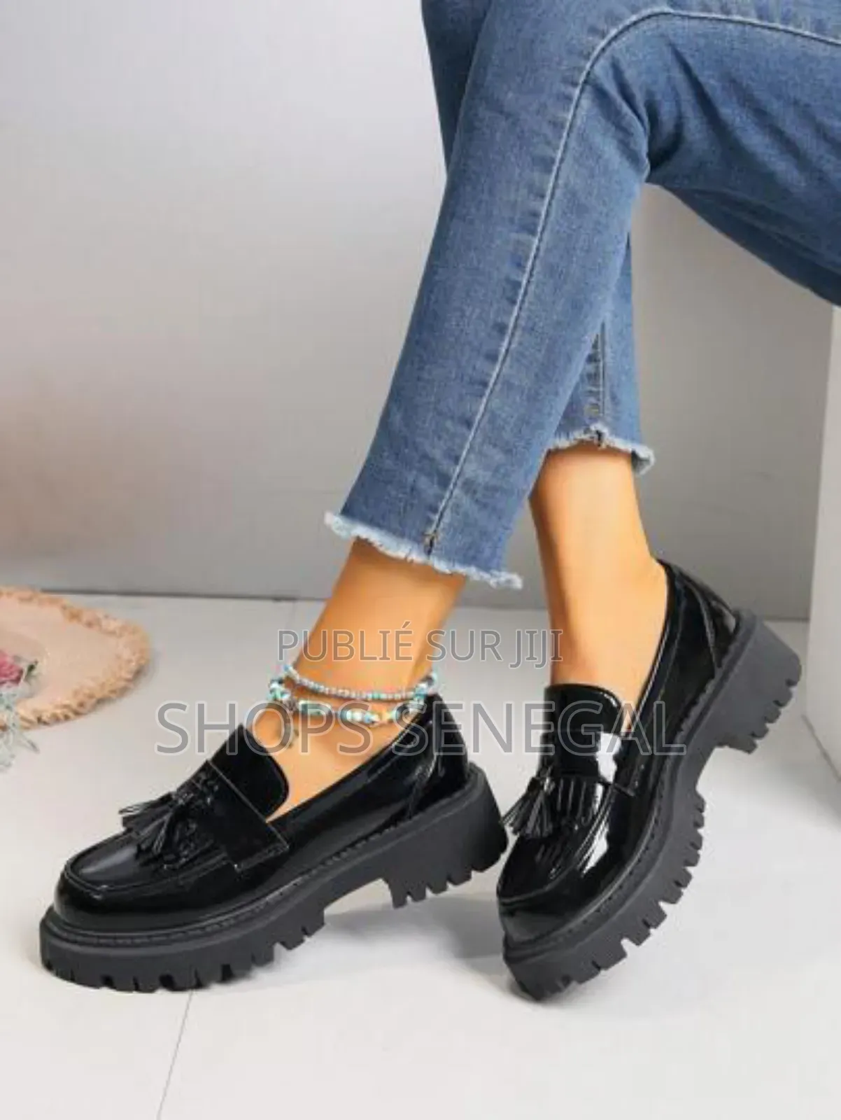 Original Mocassins Vernis Gold Rushman