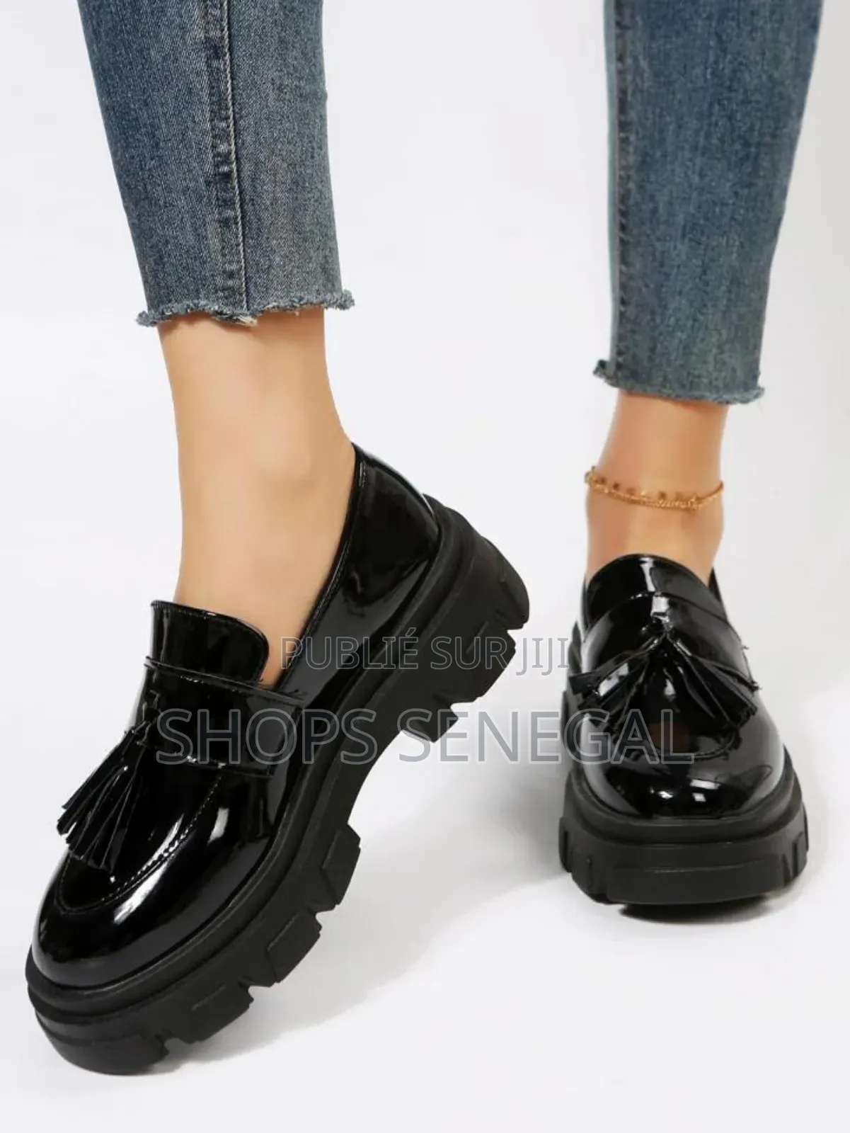 Original Mocassins Vernis Gold Rushman