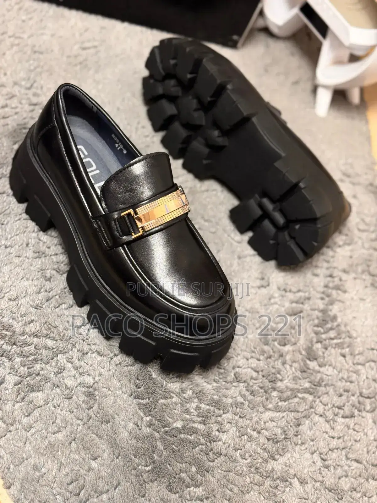 Original Mocassins Vernis Gold Rushman