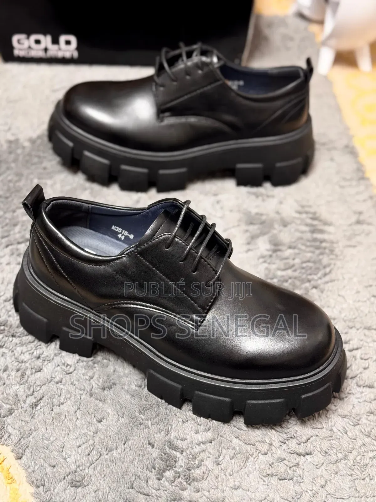 Original Mocassins Vernis Gold Rushman