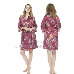 Chemise De Nuit Sexy À Imprimé Floral