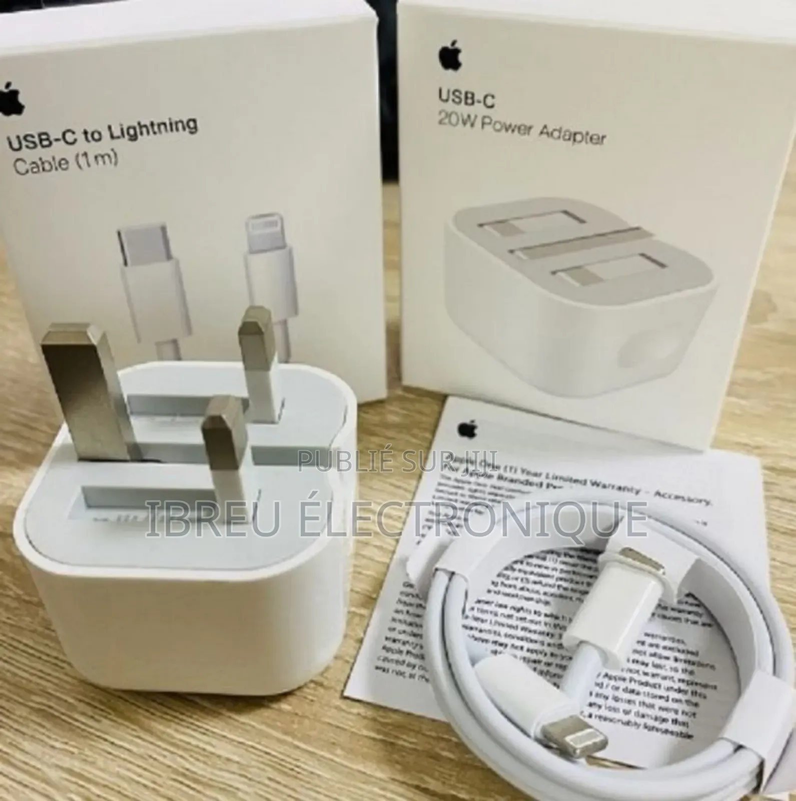 Chargeur iPhone Rapide 25w Type C Version Uk 