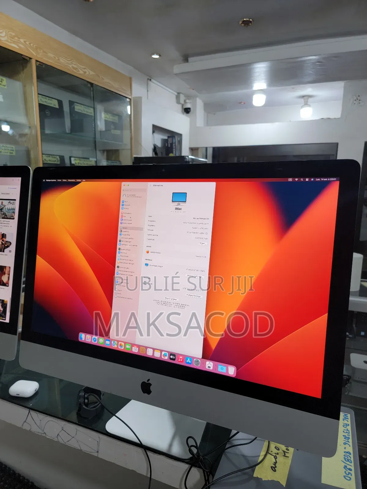 Ordinateur De Bureau Apple iMac 32GB Intel Core I5 HDD+SSD 2T