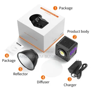 Mamen 60w RGB Full Color Portable Led Video