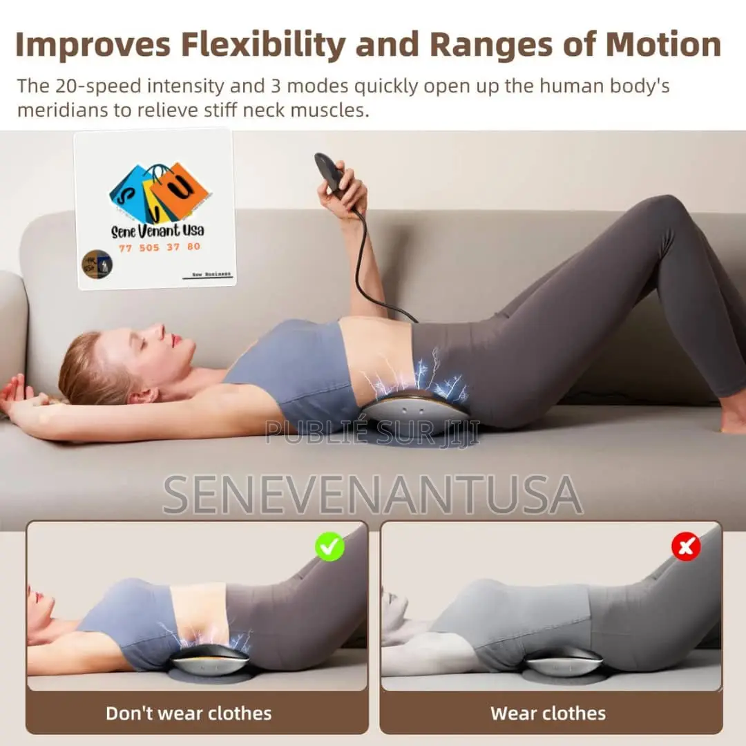 Appareil De Traction Lombaire Multifonction Noir À Températu