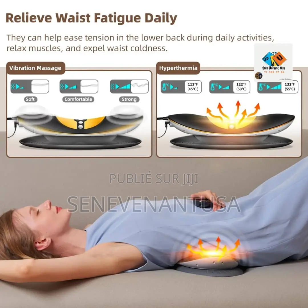 Appareil De Traction Lombaire Multifonction Noir À Températu