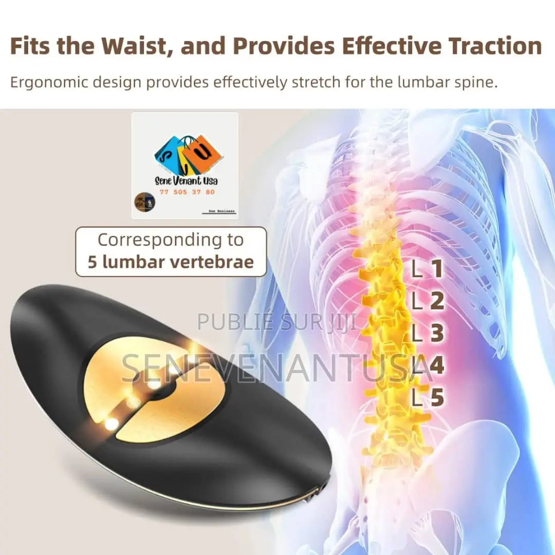 Appareil De Traction Lombaire Multifonction Noir À Températu