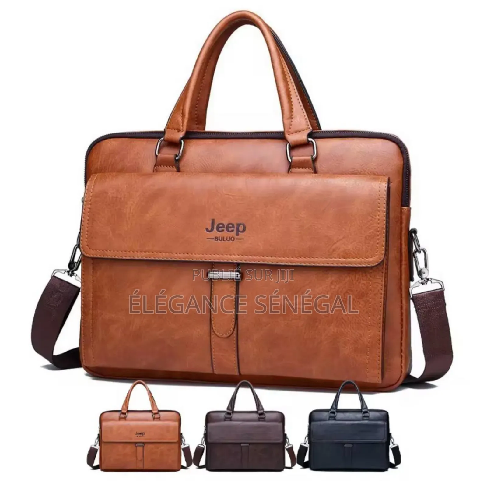 Sac d'Ordinateur Cuir Pour Homme Dakar