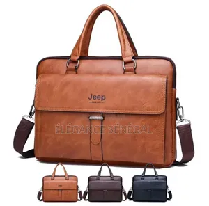 Sac d'Ordinateur Cuir Pour Homme Dakar