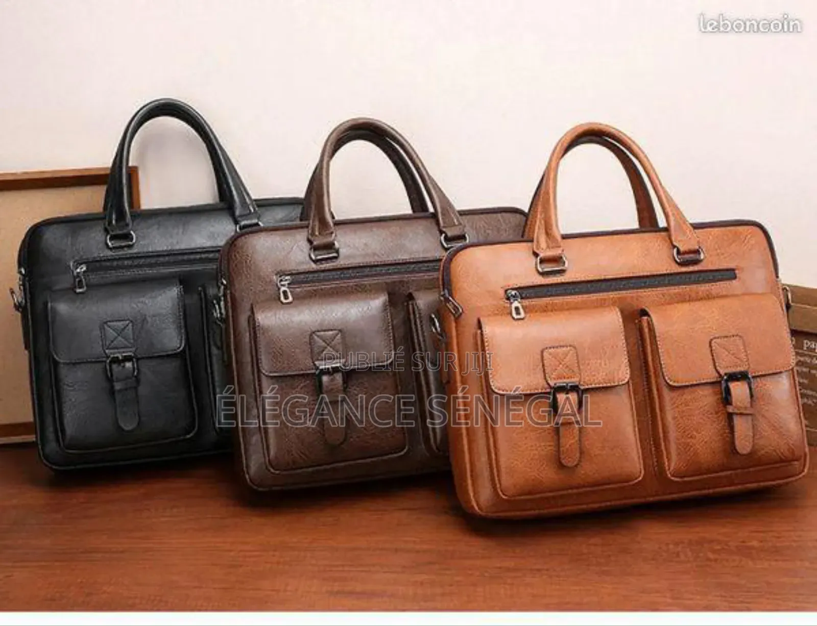 Sac d'Ordinateur Cuir Pour Homme Dakar