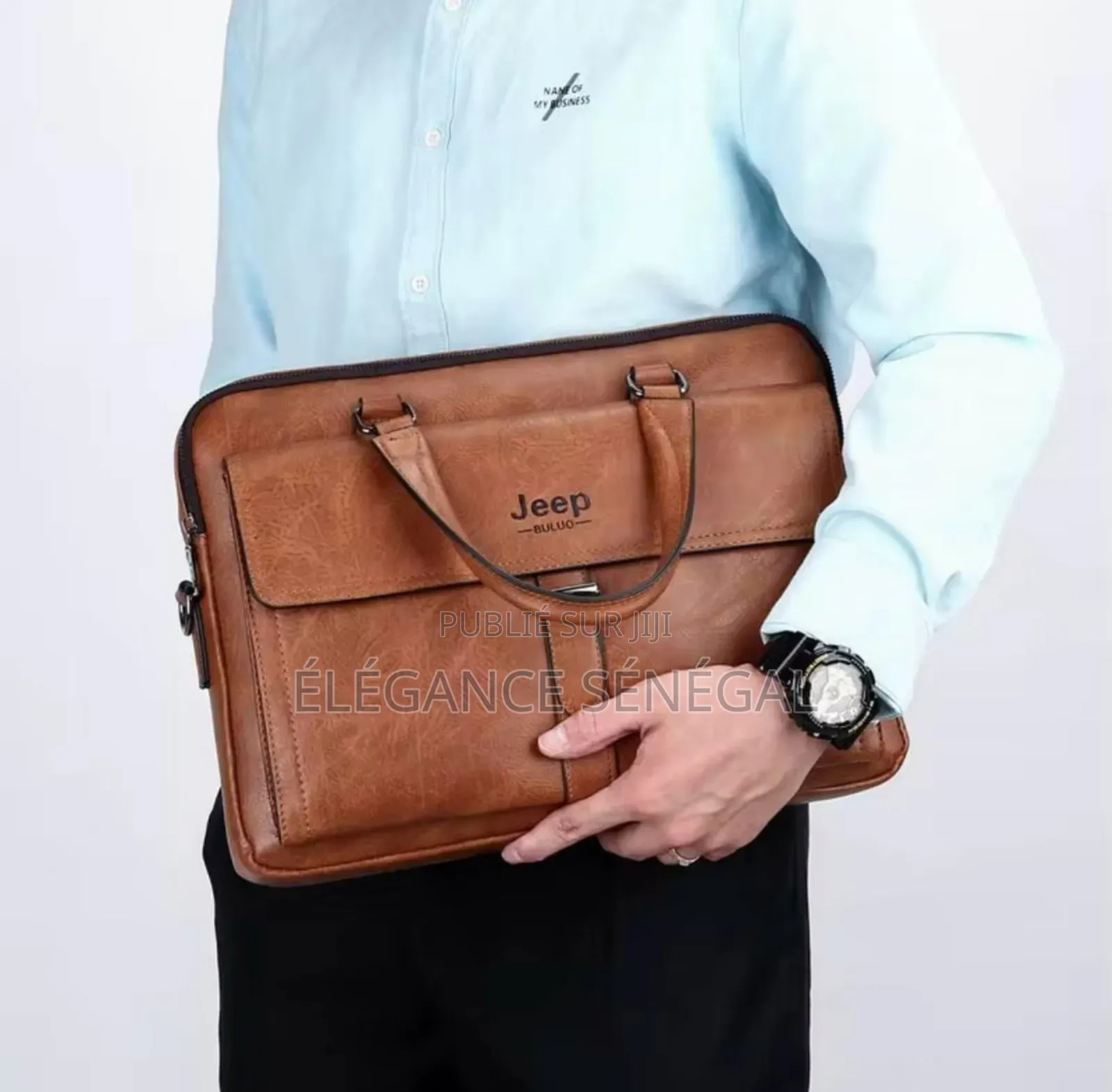 Sac d'Ordinateur Cuir Pour Homme Dakar