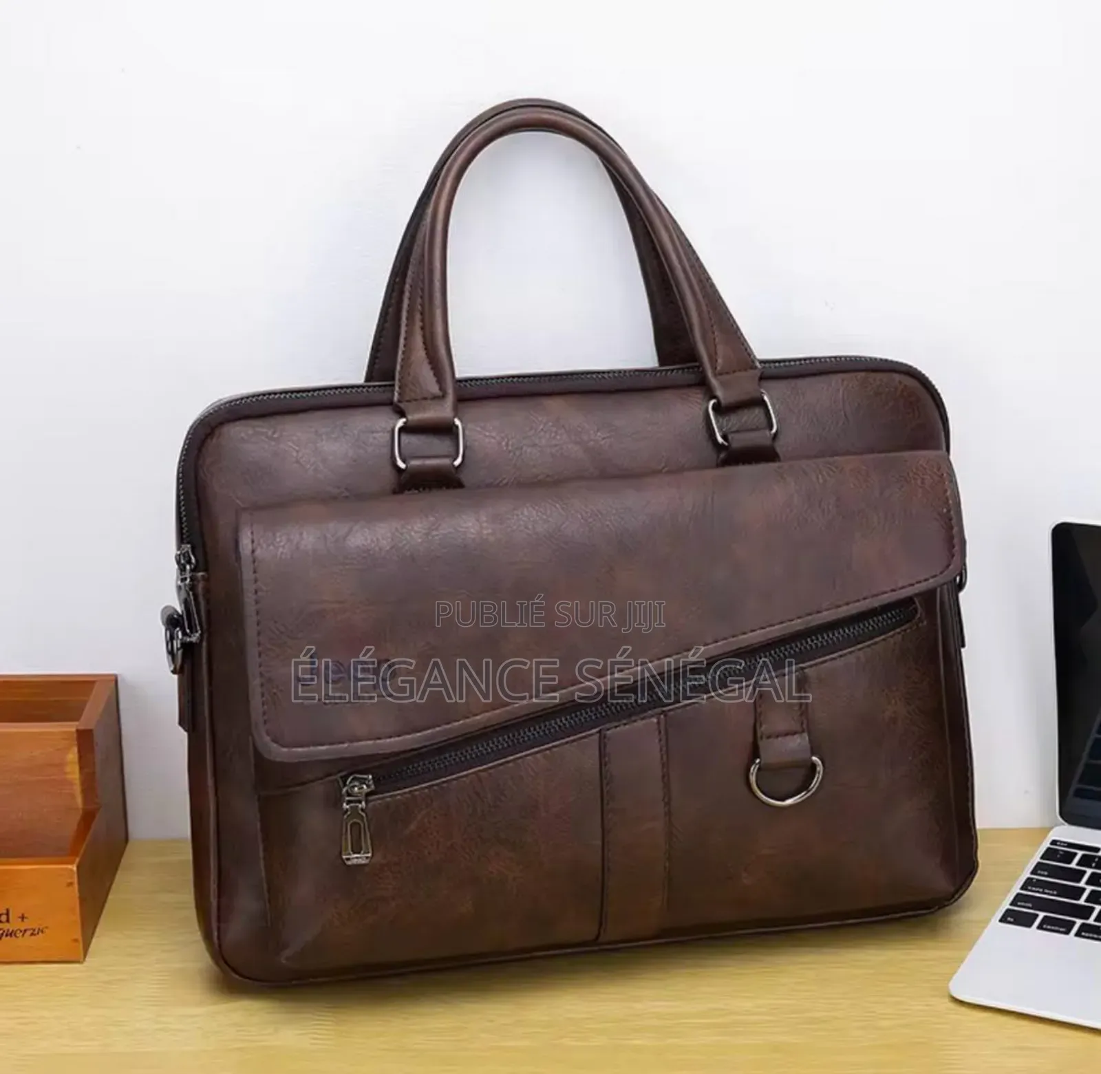 Sac d'Ordinateur Cuir Pour Homme Dakar