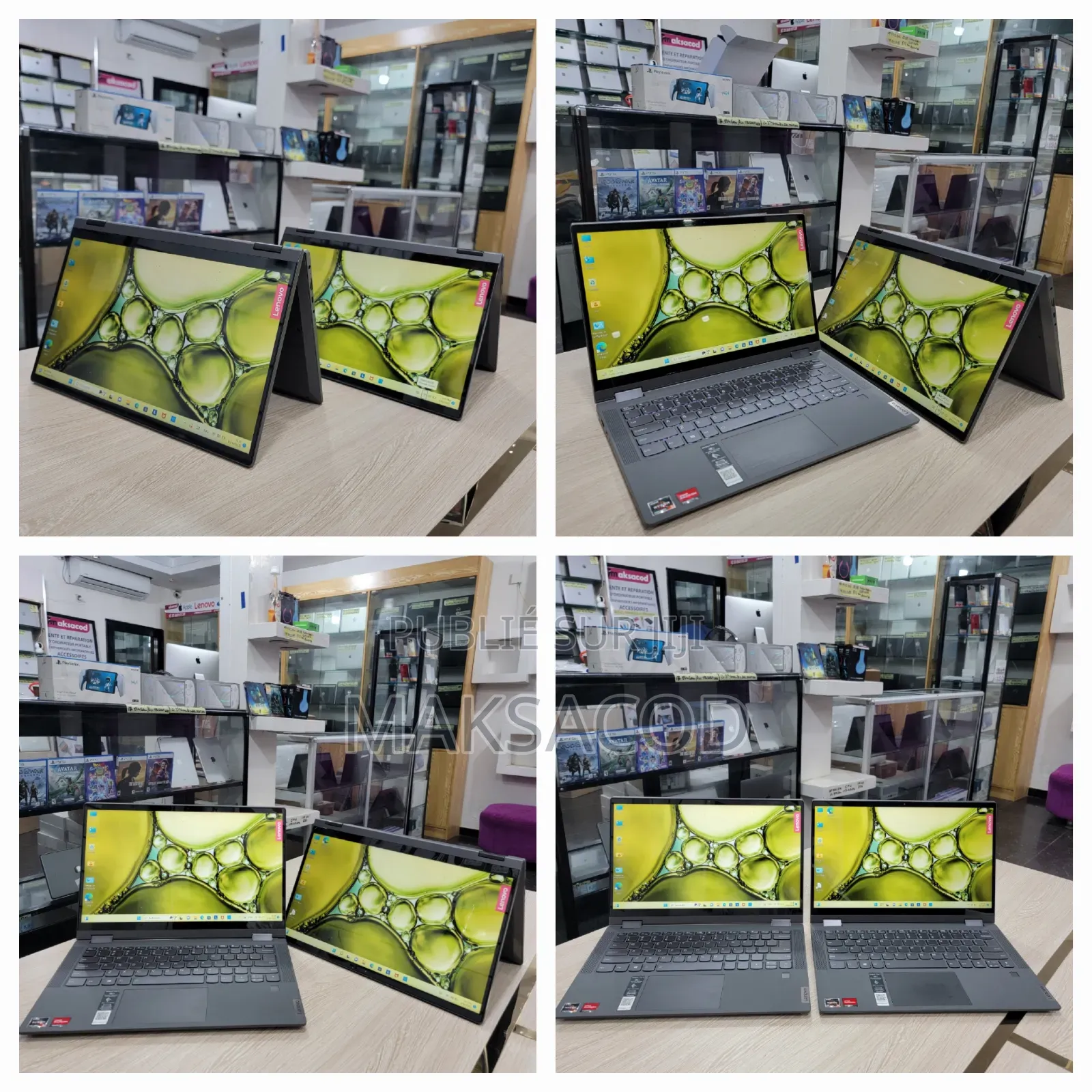 Ordinateur Portable Lenovo Flex 5 16GB AMD Ryzen 5 SSD 256GB