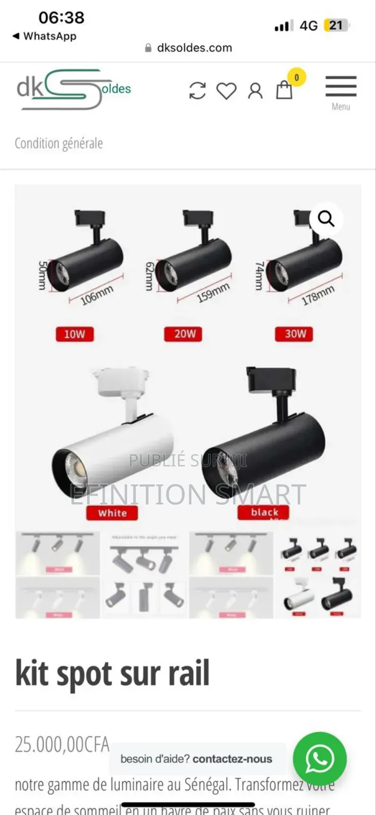 3 Spot Sur Rails De 1 Mètre