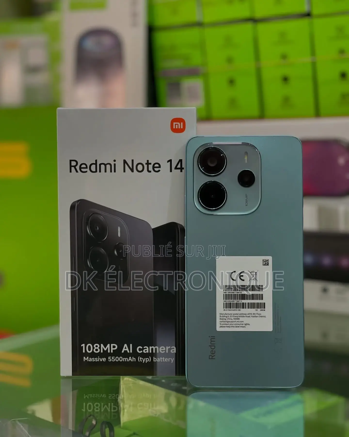 New Xiaomi Redmi Note 14 256 GB Bleu