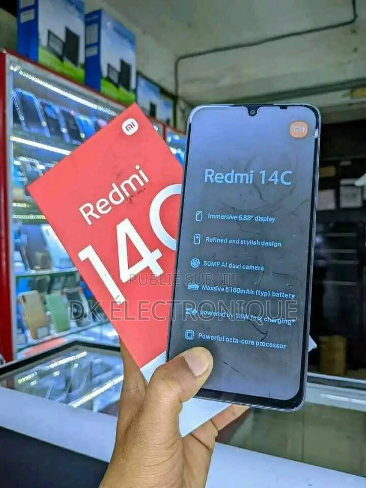 New Xiaomi Redmi 14C 256 GB Noir