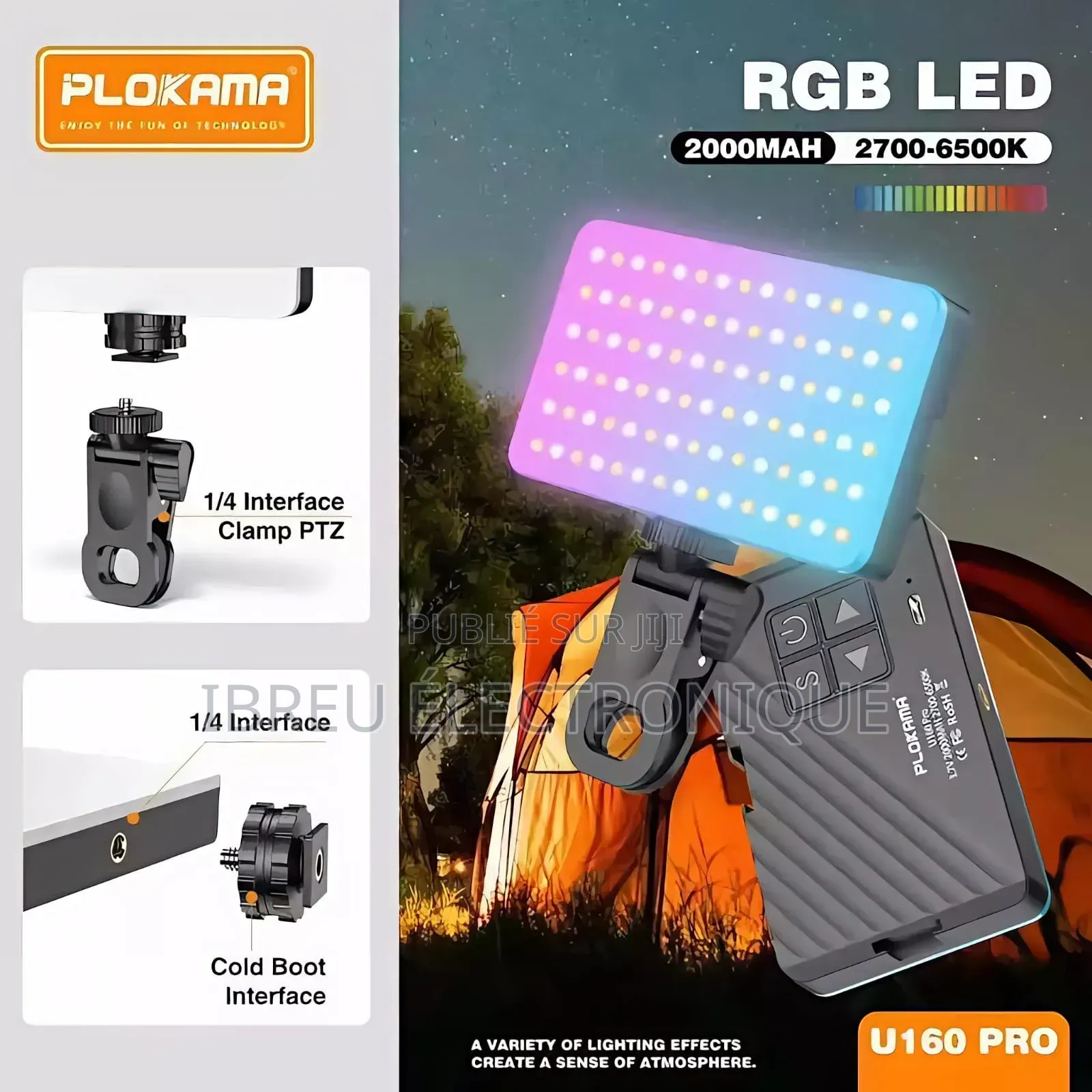 Lampe Led Rechargeables Pour Selfie Très Puissant