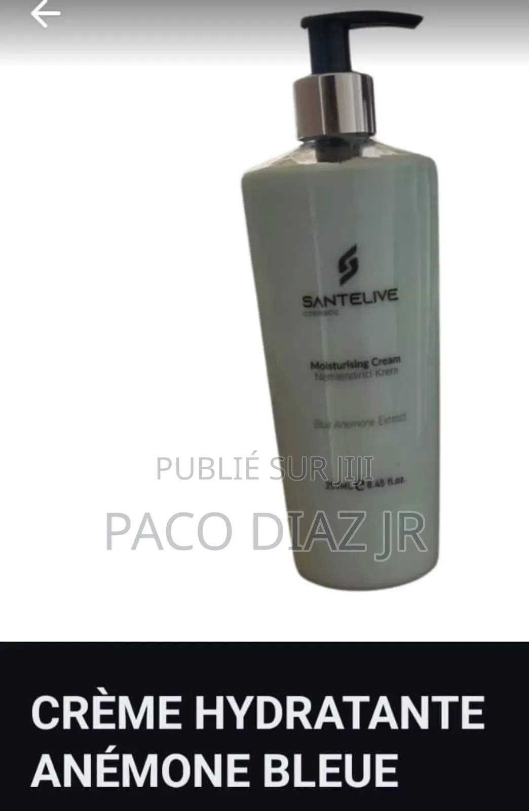 Crème Hydratante *Sante-Live*
