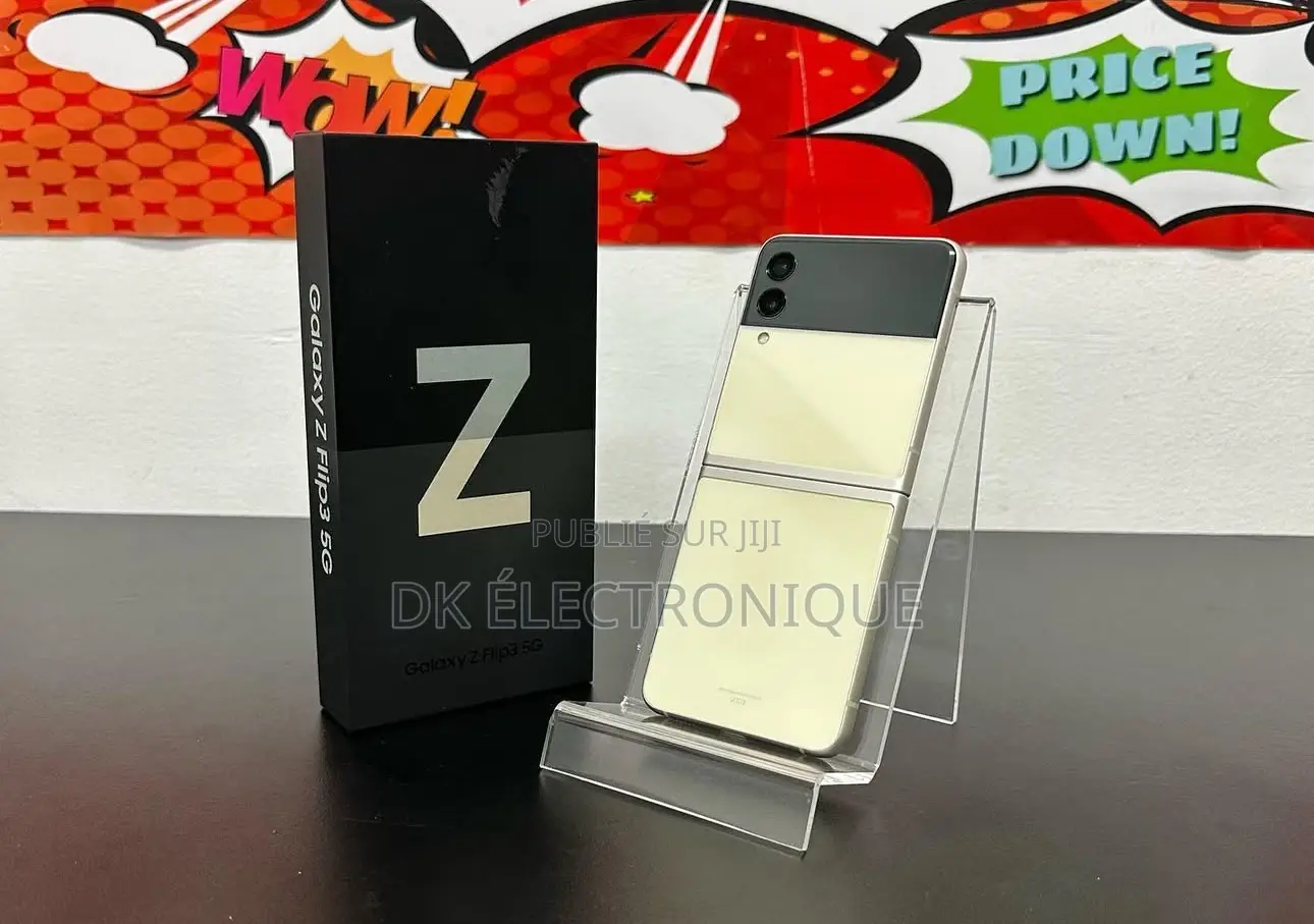 New Samsung Galaxy Z Flip 3 256 GB Doré