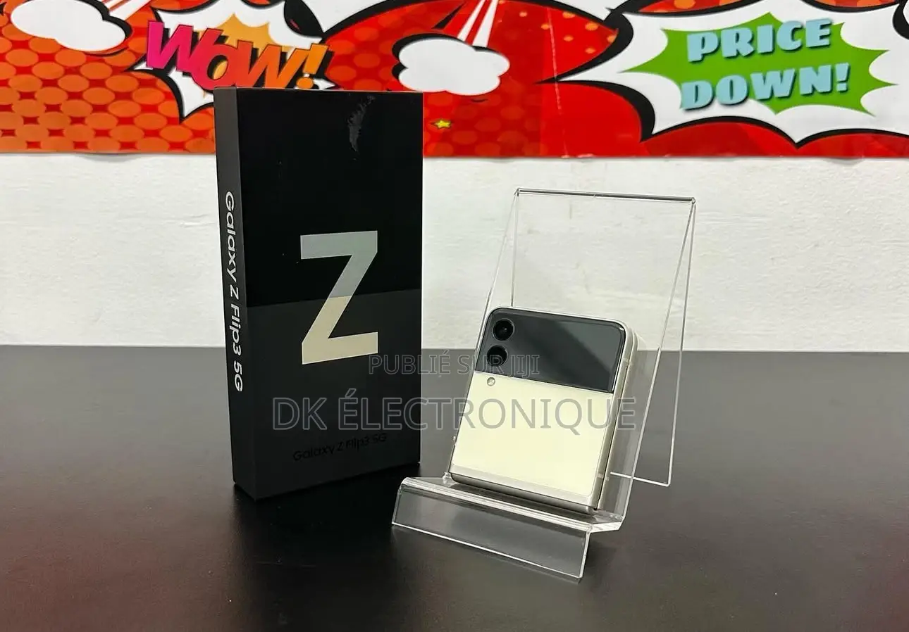 New Samsung Galaxy Z Flip 3 256 GB Doré