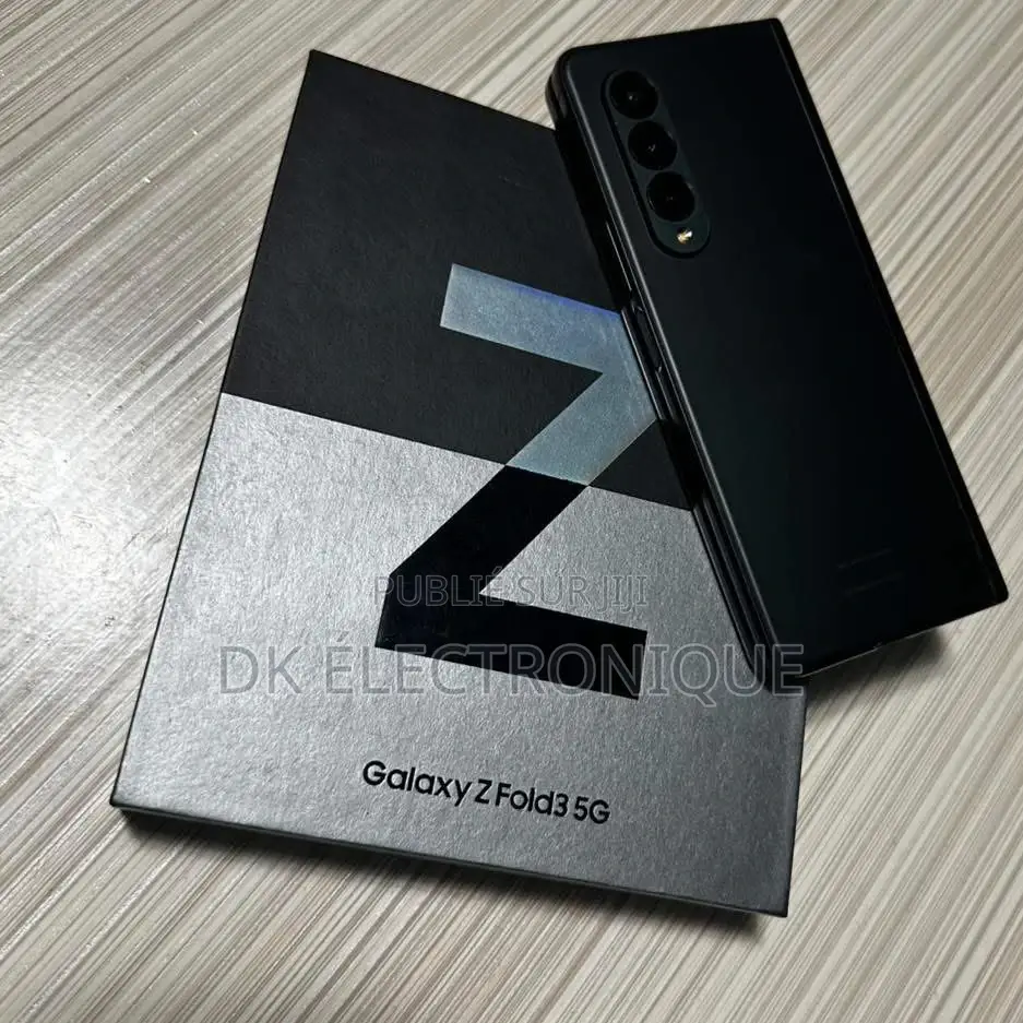 New Samsung Galaxy Z Fold 3 256 GB Noir