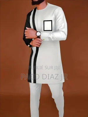 Ensemble Costumes Africains+Mocassins Daim